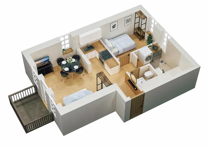 C&s Living I I Balkon I Kueche I Stellplatz