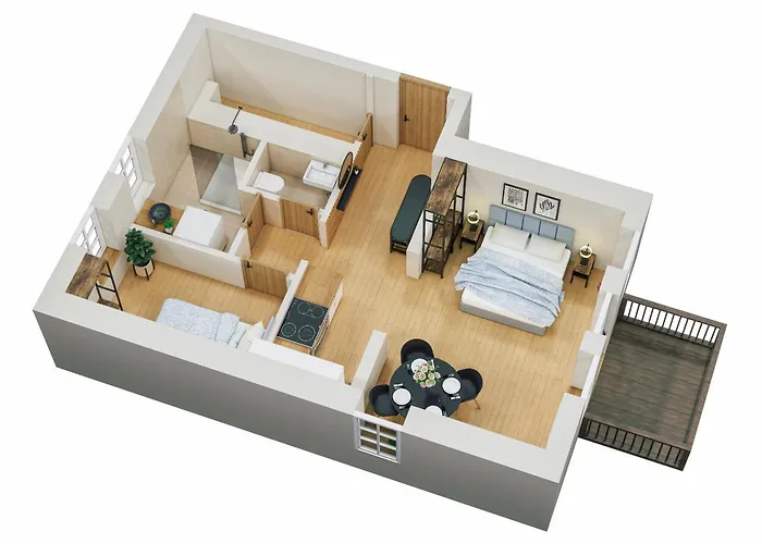 C&s Living I I Balkon I Kueche I Stellplatz Appartement